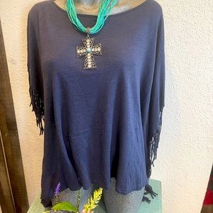 Cowgirl T-shirt with beards for women Size M